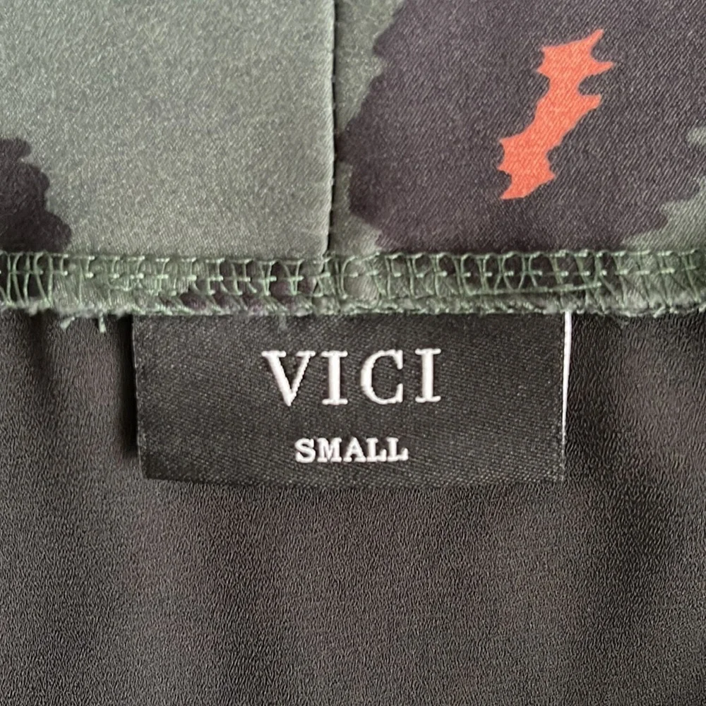 Vici Leopard Animal Print Wrap Midi Skirt Size S - Picture 6 of 12